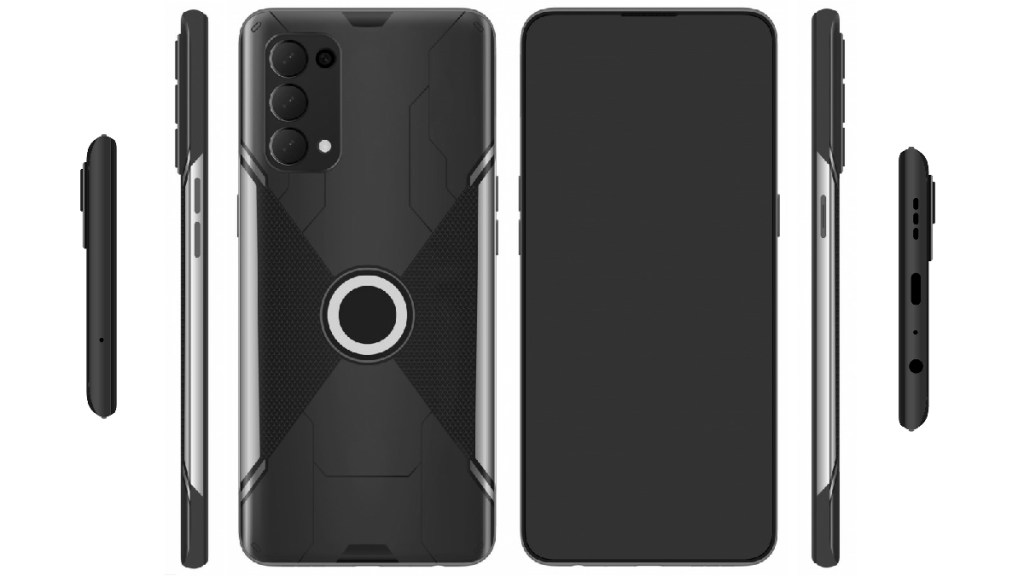 Desain ponsel OPPO Gaming