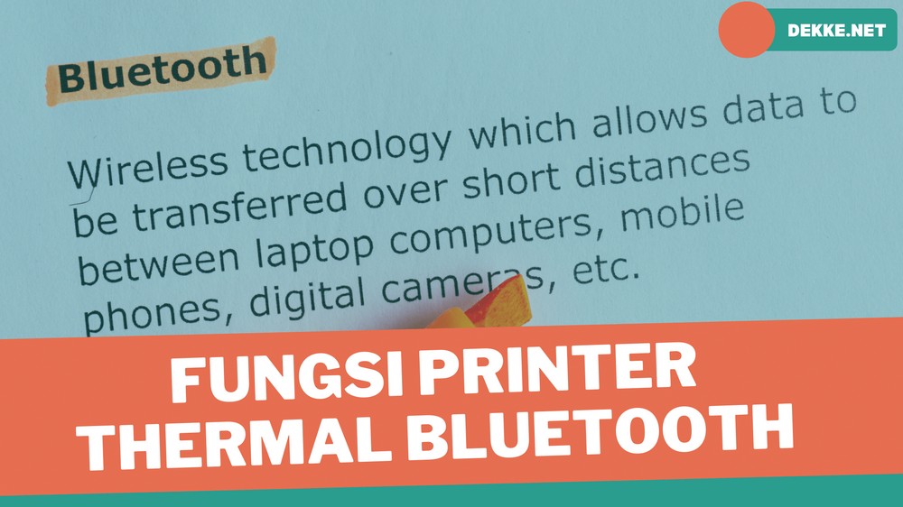 alat Printer Thermal Bluetooth
