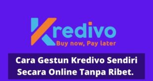 cara gestun Kredivo sendiri secara online